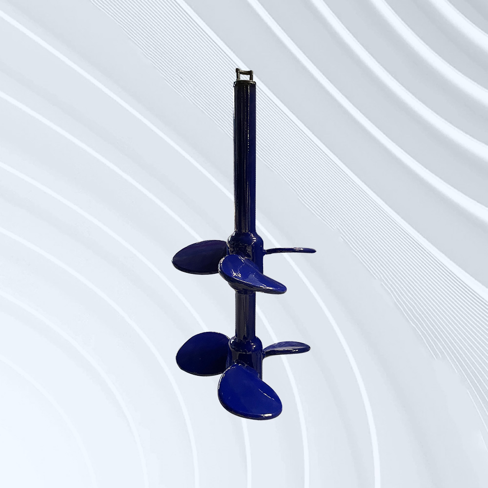 搪玻璃三層推進式攪拌